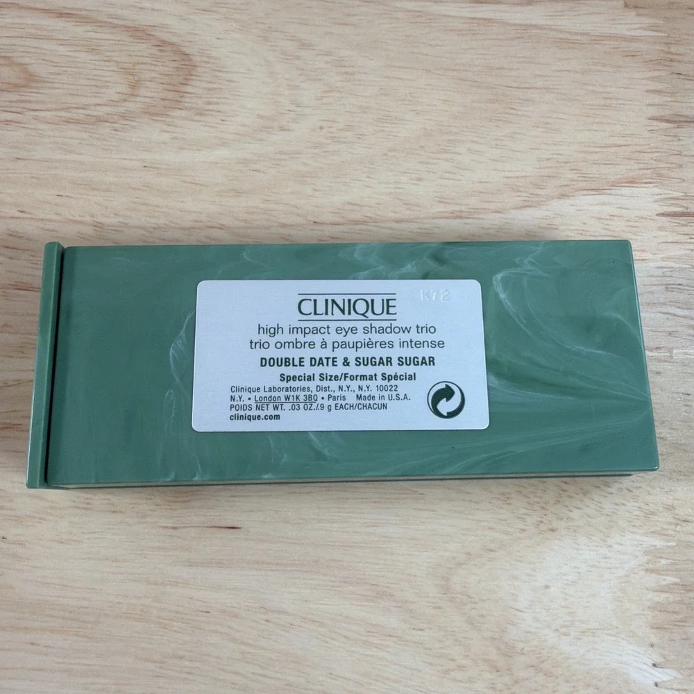CLINIQUE High Impact Eye Shadow Trio SUGAR SUGAR/ Double Date NOS Vintage Rare